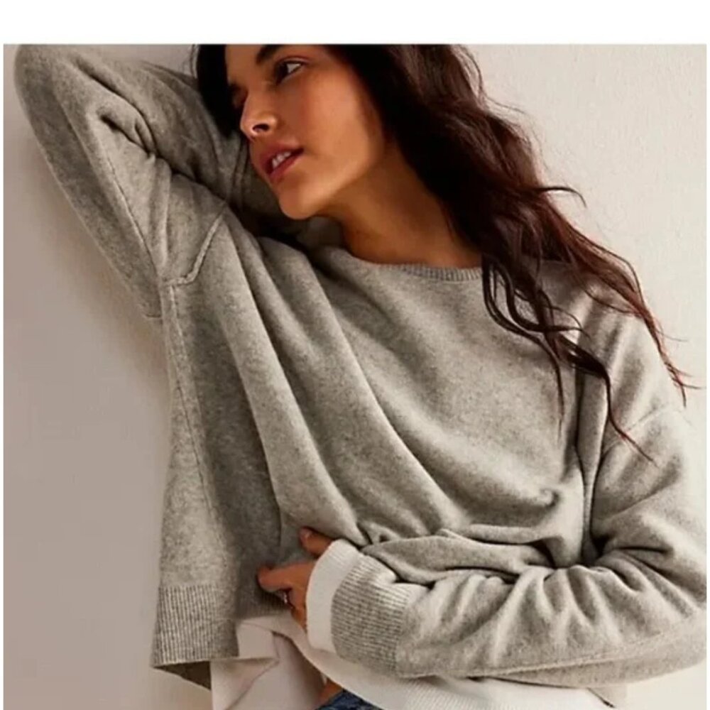Free People Gray Sweater